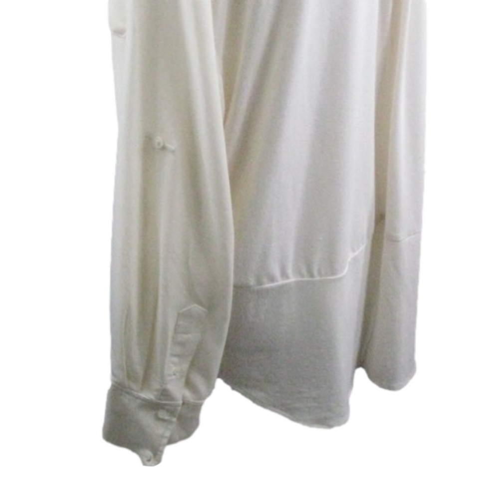 Apt. 9 Cream Polyester/Knit Button Front Long Sle… - image 5